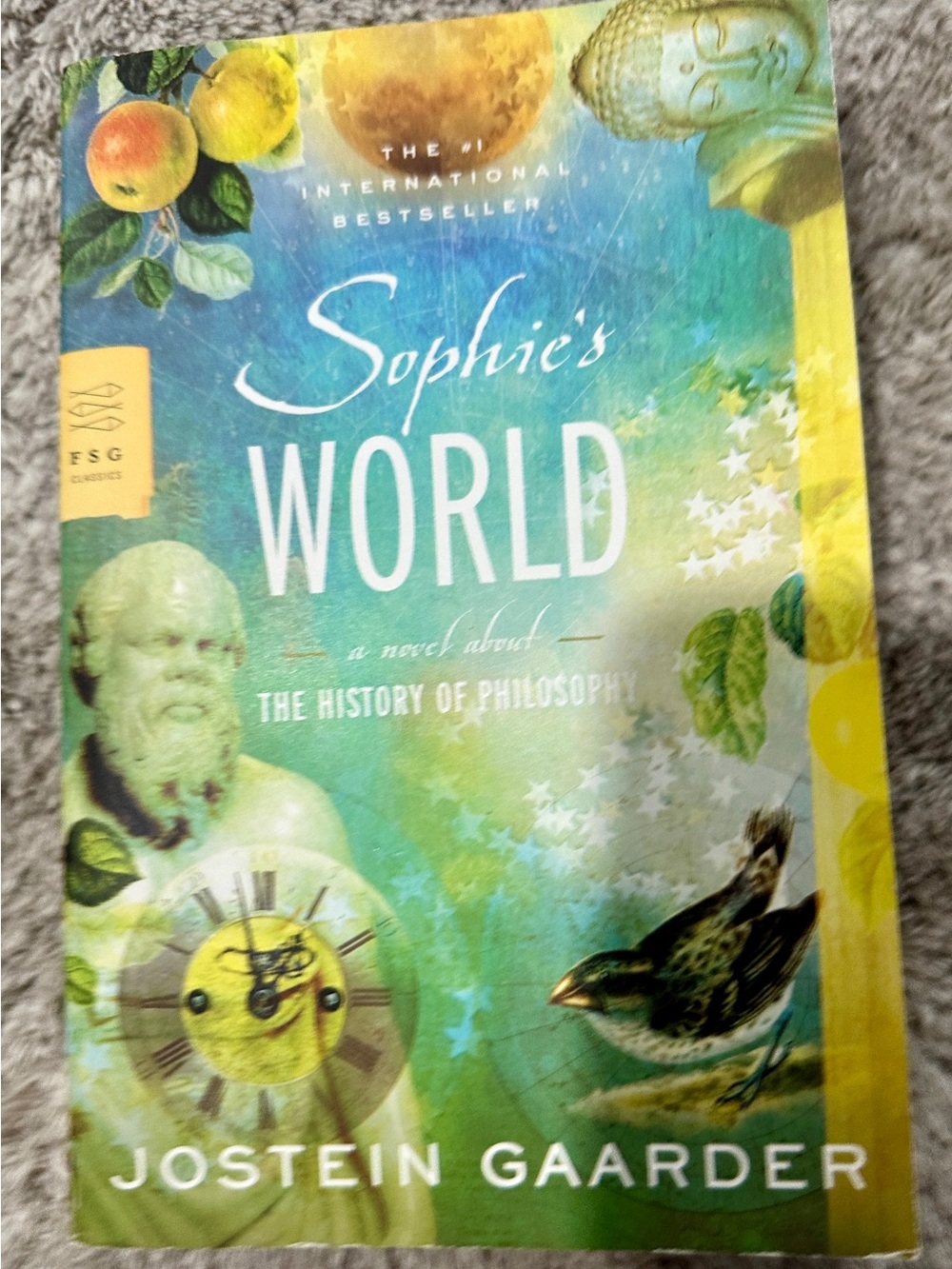 Sophie's World by Jostein Gaarder - Colorful Illustrated Paperback
